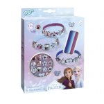 Set creativ DIY bratari si talismane norocoase cu tematica Disney Frozen Totum