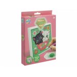 Set creativ DIY creeaza propriul tablou cu diamante Moxy pisicute