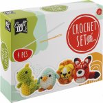 Set creativ DIY de crosetat animale simpatice Craft ID