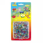 Set creativ Hama 2000 margele de calcat transparente stralucitoare