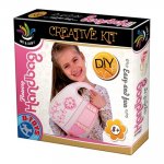 Set creativ de cusut geanta cu motive florale flowery handbag DToys