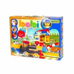 Set de constructie Wader Blocuri si trenulet