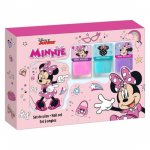 Set decorare unghii pentru fetite Lorenay 3 lacuri de unghii si pila de unghii Minnie