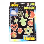 Set margele de calcat Hama pentru creare model cerc, inima si stea