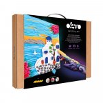 Set pictura 3D cu argila usoara 30x40 cm Santorini