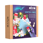 Set pictura 3D cu argila usoara Winter Vibes