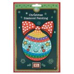 Set pictura cu diamante XL Glob de Craciun