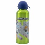 Sticla din aluminiu 530 ml Minecraft Verde