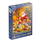 Super puzzle pentru copii DToys Craciun 240 piese