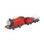 Locomotiva motorizata clasic James cu 2 vagoane
