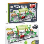 Set Trenulet electric cu 22 piese