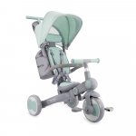 Tricicleta pentru copii Momi Solivia Green, 4 in 1, transformabila, maner telescopic, roti pivotante, scaun reglabil, greutate suportata 25 kg