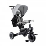 Tricicleta pentru copii Momi Solivia Grey, 4 in 1, transformabila, maner telescopic, roti pivotante, scaun reglabil, greutate suportata 25 kg