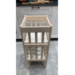 Turn de invatare si activitati Montessori realizat din brad slefuit