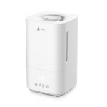 Umidificator cu ultrasunete Airbi Cuboid Alb, afisaj umiditate, temporizator, difuzor aromaterapie, mod nocturn