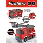 Utilaj din plastic cu frictiune, sunete, lumini si functie stropire