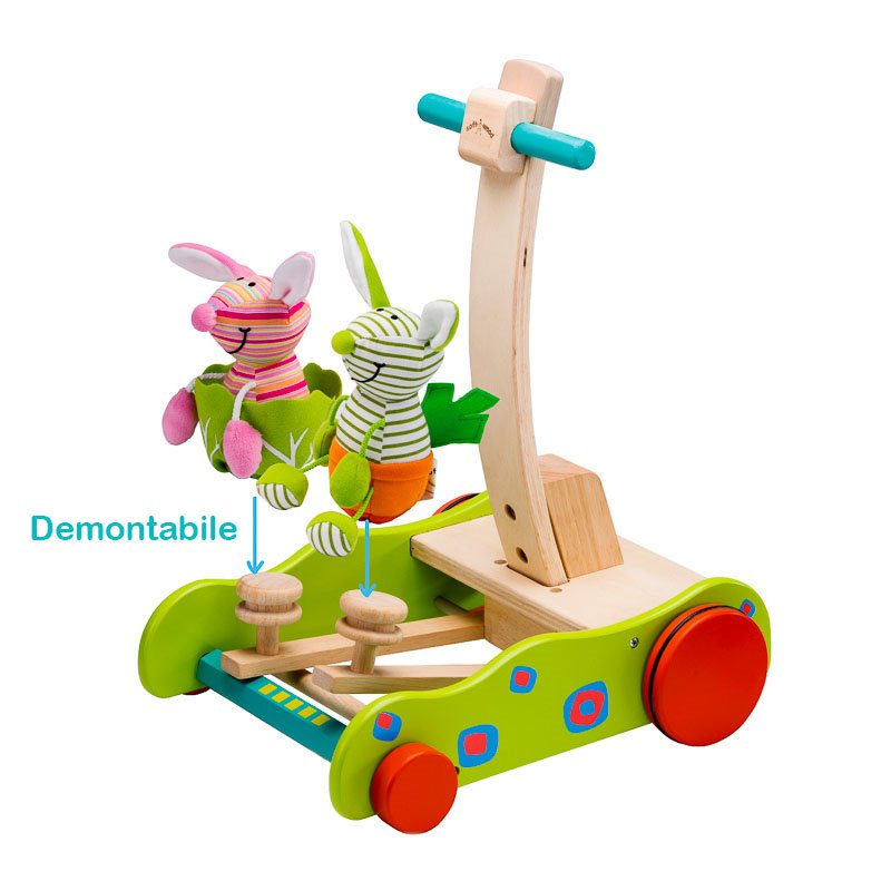 Antemergator din lemn Iepurasii saltareti - 2