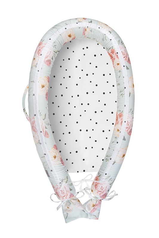 Baby nest cu 2 fete din bumbac Fiore Sleepee - 8