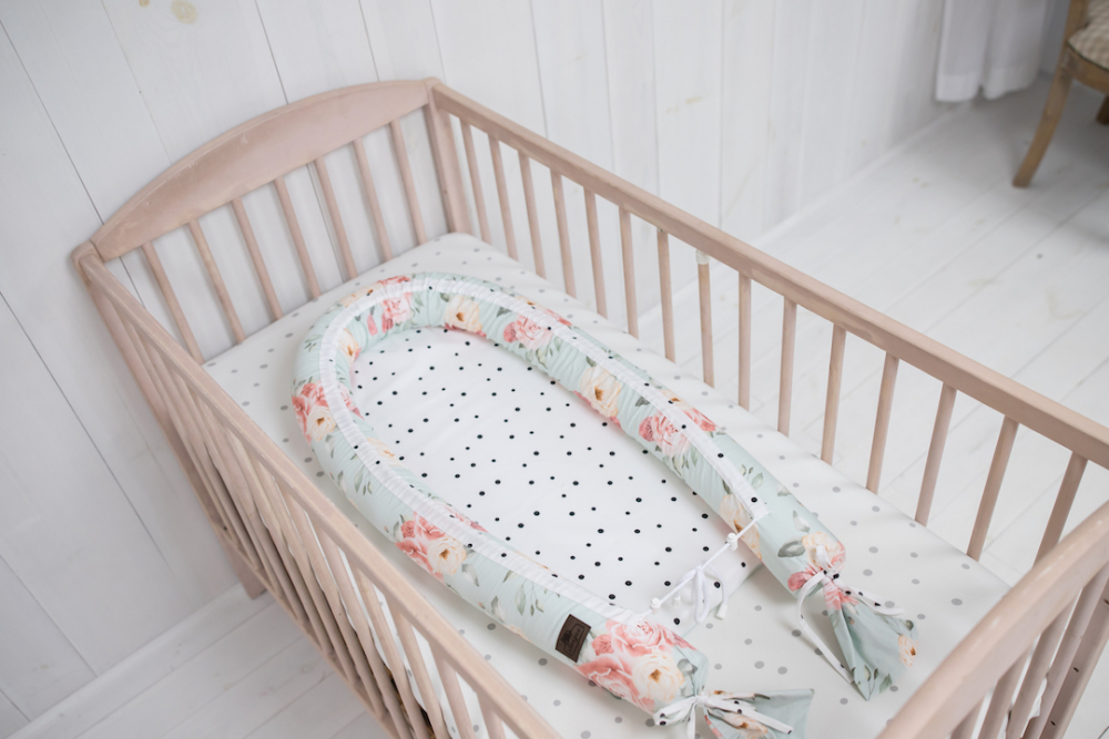 Baby nest cu 2 fete din bumbac Fiore Sleepee - 1