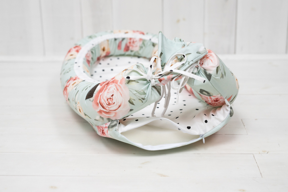 Baby nest cu 2 fete din bumbac Fiore Sleepee - 5