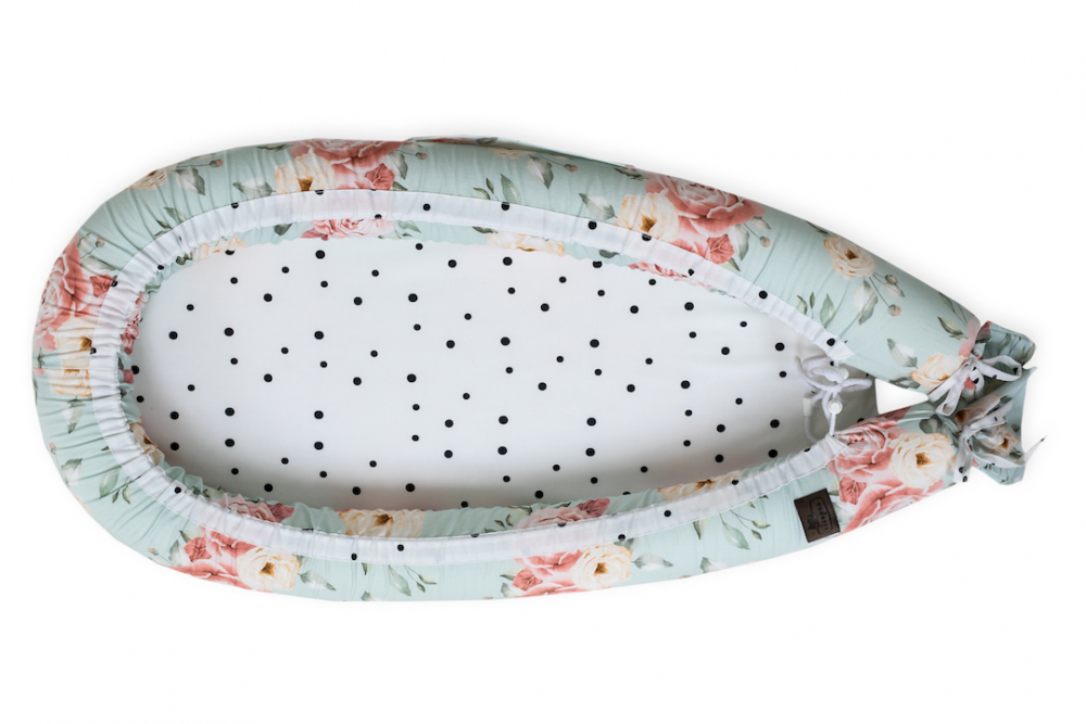 Baby nest cu 2 fete din bumbac Fiore Sleepee - 6