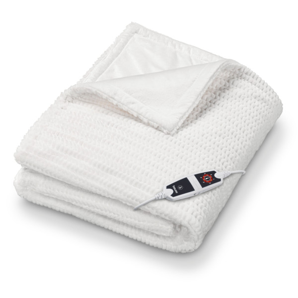 Patura electrica Helsinki alb pudrat Beurer