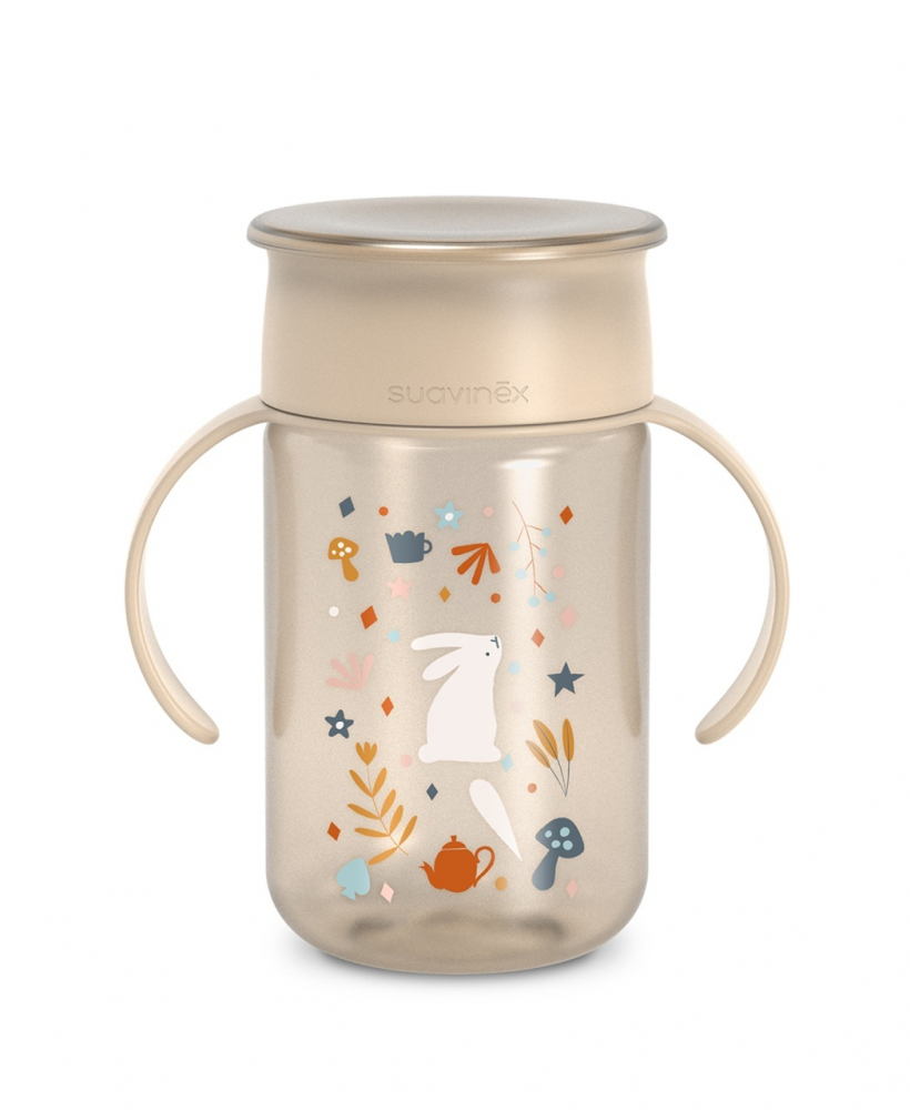 Cana anti-varsare Suavinex Wonder bej 340 ml