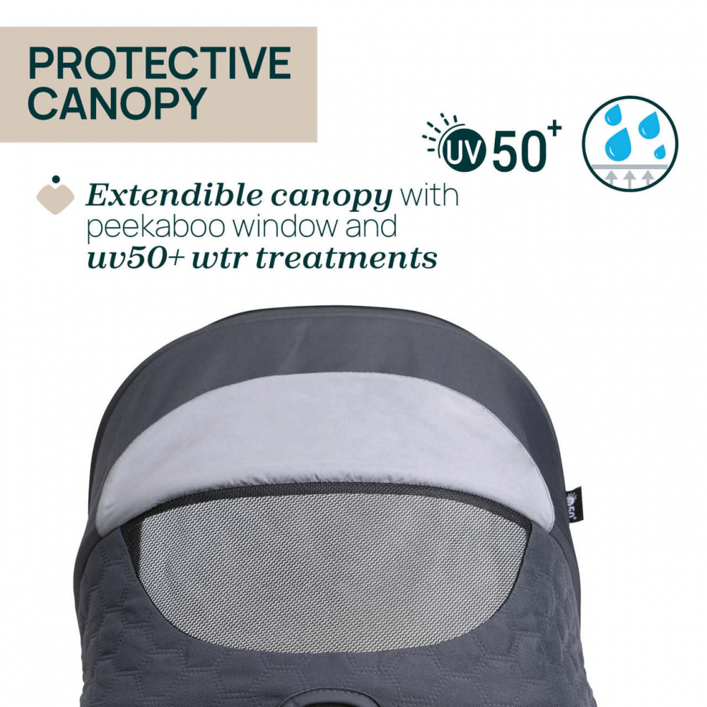 Carucior pentru copii 3 in 1 Chicco Seety Kory Plus I-Size BostonGrey 0 luni+ - 5