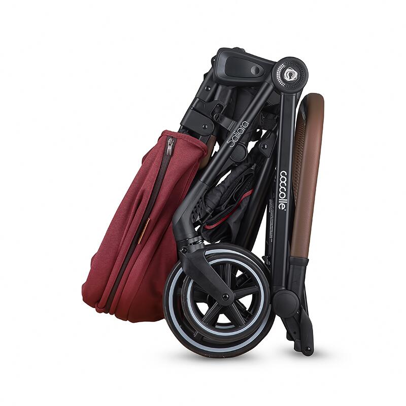 Carucior modular 3 in 1 Coccolle Saliara Cabernet + Scoica auto iSize Coccolle Knox Black - 6