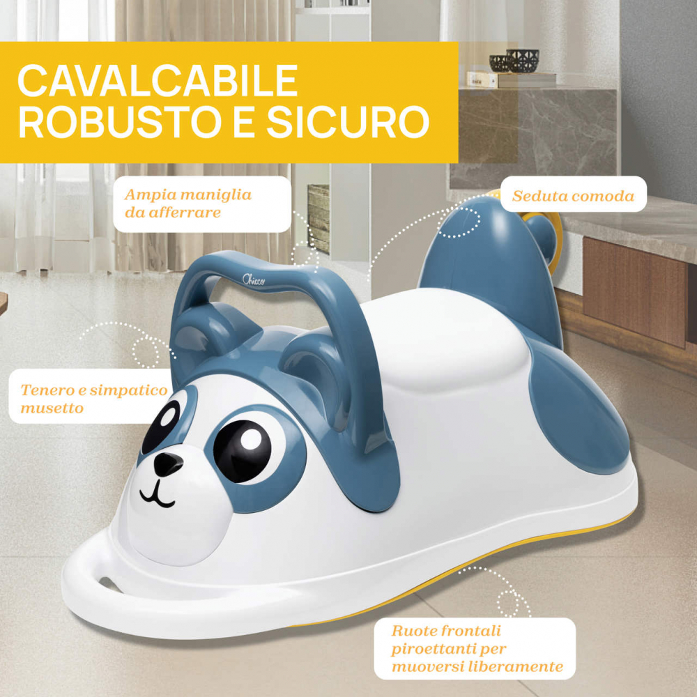 Jucarie pentru copii Chicco tip Montessori ride-on Panda 1-3 ani - 1