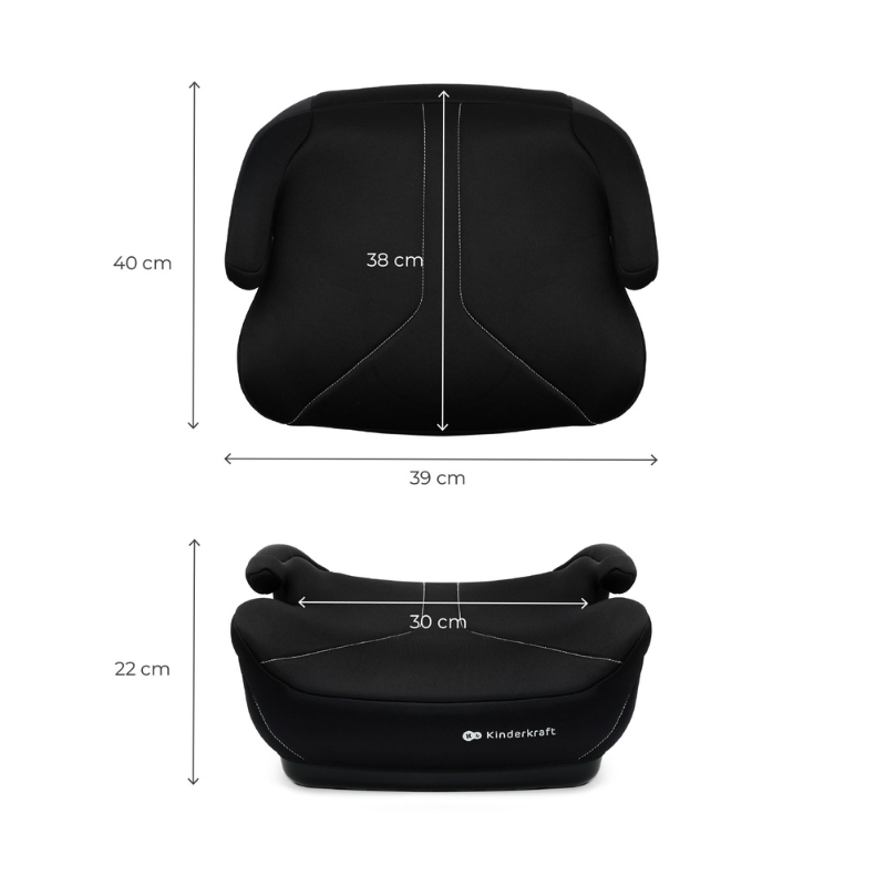 Inaltator auto pentru copii Kinderkraft I-Boost 2 Black I-Size 125-150 cm - 1