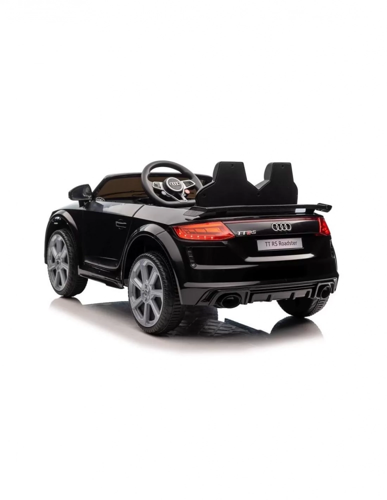 Masina electrica pentru copii Audi TTRS Negru, 2 motoare, 3 viteze, greutate maxima admisa 30 kg - 1