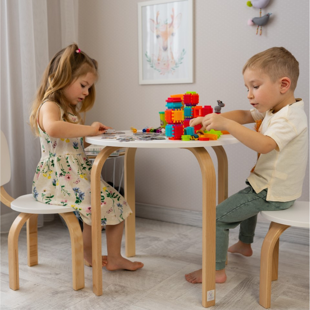 Masuta pentru copii Veres Monaco Alb natur - 2