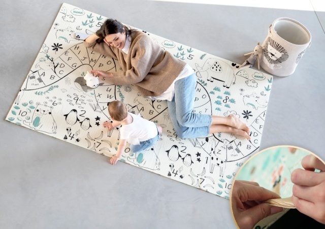 Saltea educativa pentru copii Neno Mondo din spuma - 5