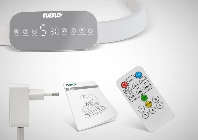 Leagan electric pentru bebelusi Neno Nube - 2