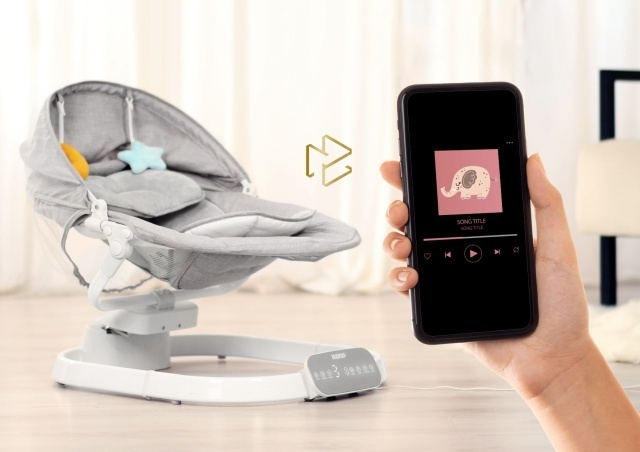 Leagan electric pentru bebelusi Neno Nube - 7