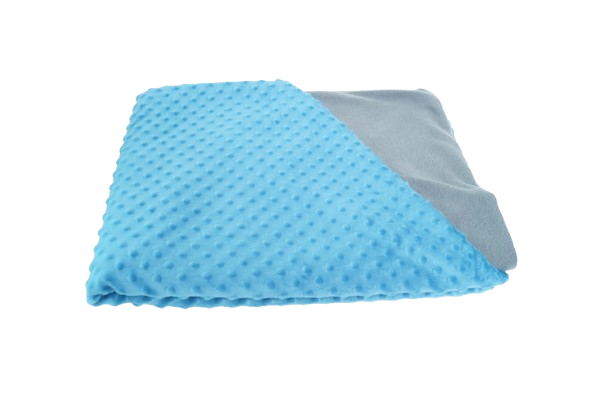 Patura ponderata de 5 kg albastru cu gri 150 x 200 cm