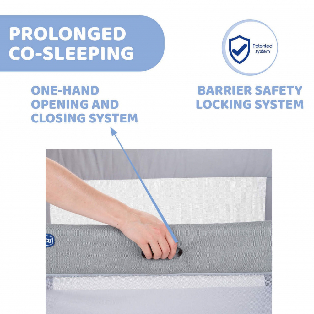 Patut atasabil Chicco Next2Me forever 3 in 1 Rice 0 luni+ - 2