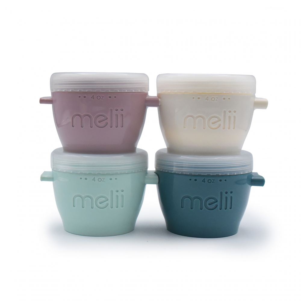 Set 4 recipiente din silicon SnapGo Melii luxe 118 ml