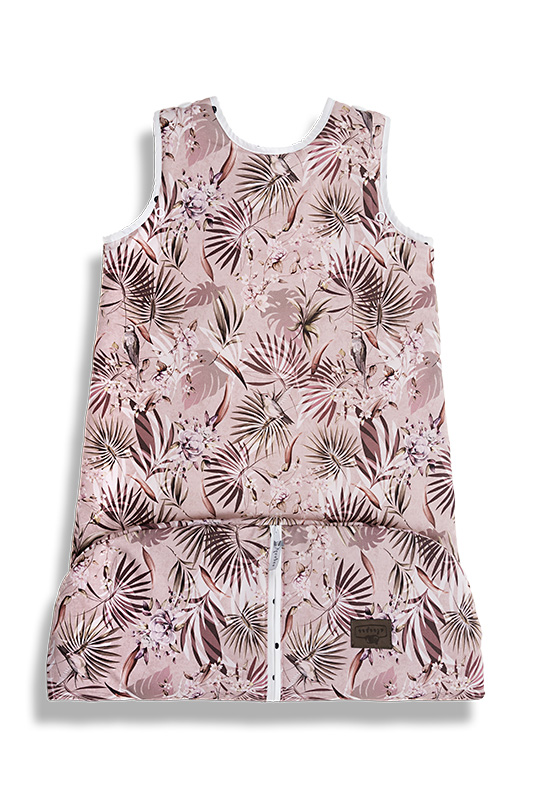 Sac de dormit din bumbac 0-24 luni Grow with me Jungle Pink Sleepee 2,5 Tog - 2