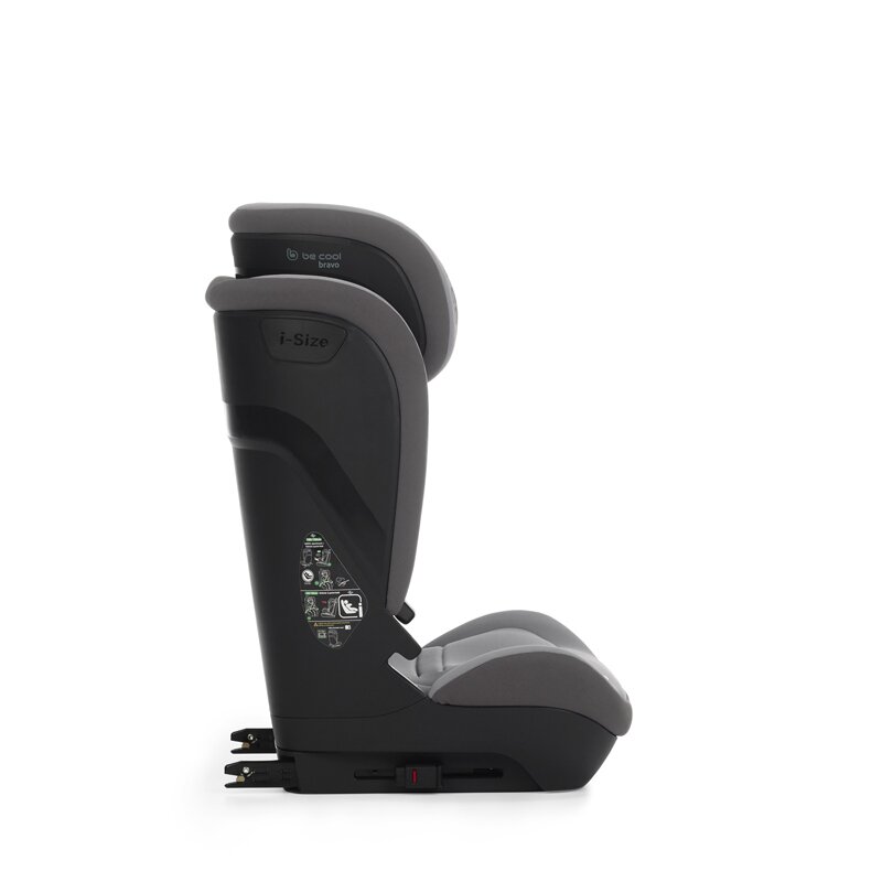 Scaun auto pentru copii Be Cool Bravo Be Smoke I-Size, 100-150 cm, 4-12 ani, cu isofix, inclinare anatomica, conform cu standardul european de securitate ECE R129 - 3