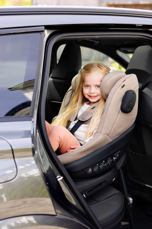 Scaun auto pentru copii Beyond 360 Dark Sand, i-size, tetiera reglabila, spatar reglabil, SPS - 2