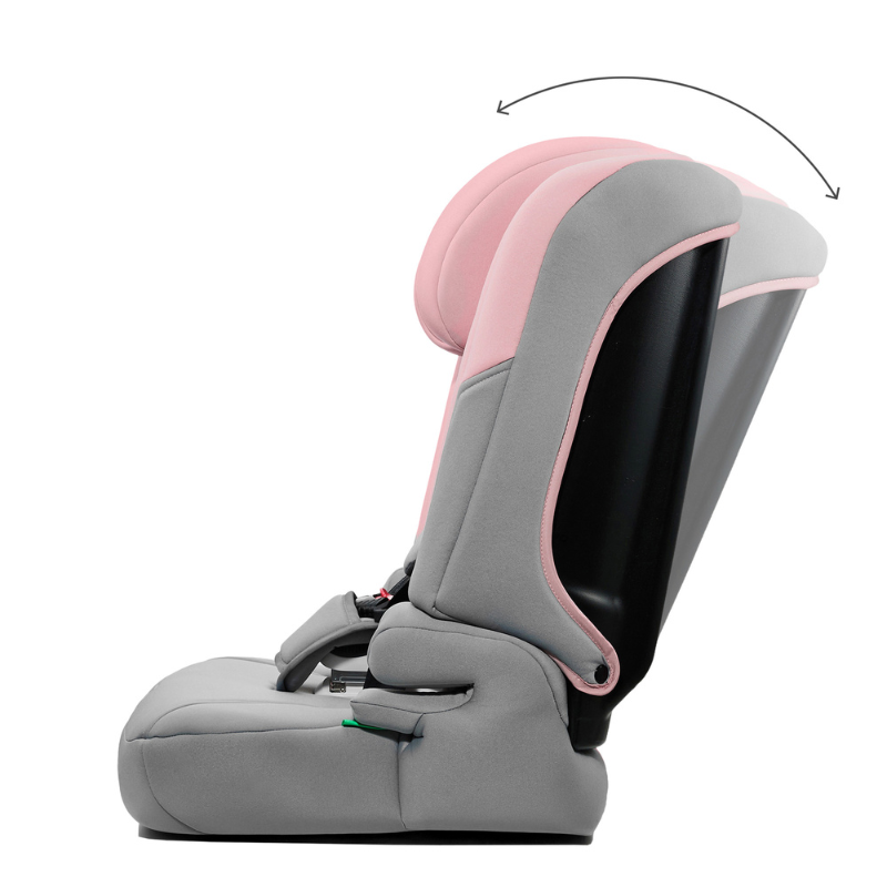 Scaun auto pentru copii Kinderkraft Comfy Pink, 75-150 cm, i-size, tetiera reglabila, SPS, spatar reglabil si detasabil - 5