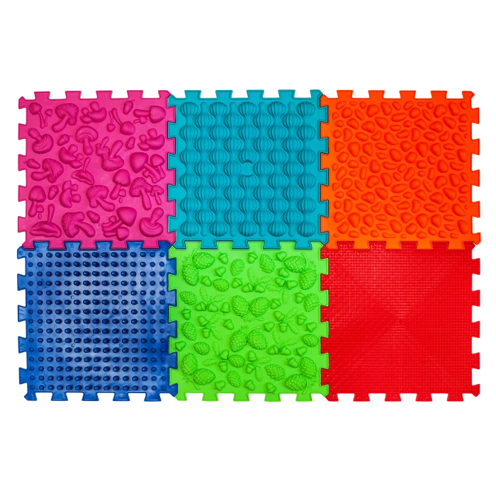 Set de 6 covorase senzoriale