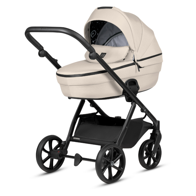 Carucior 2 in 1 Tutis Uno 6+ Beige 180, sezut reversibil, spatar reglabil, cadru din aluminiu, amortizoare, roti cu blocare, greutate admisa 22 kg - 3