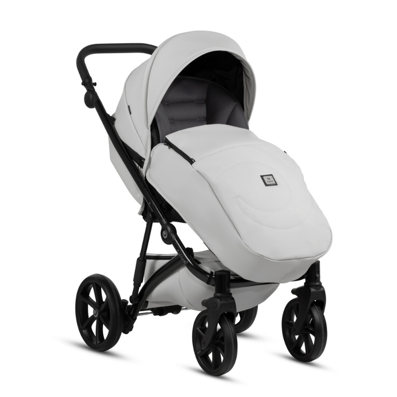 Carucior 2 in 1 Tutis Viva 5+ Cloud 085 din piele ecologica, sezut reversibil, spatar reglabil, roti cu blocare, bara detasabila, accesorii incluse - 4