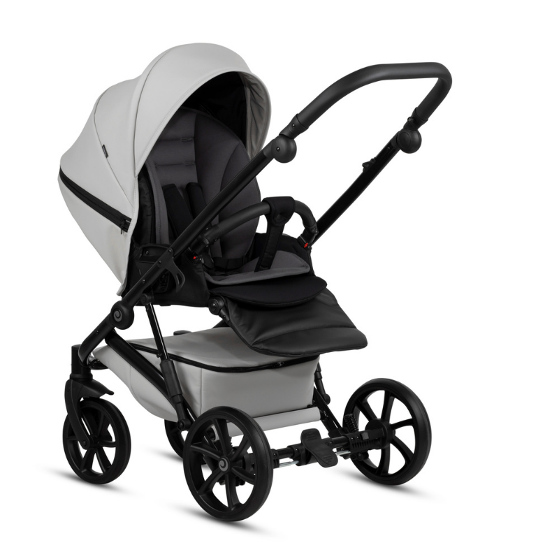 Carucior 2 in 1 Tutis Viva 5+ Cloud 085 din piele ecologica, sezut reversibil, spatar reglabil, roti cu blocare, bara detasabila, accesorii incluse - 6