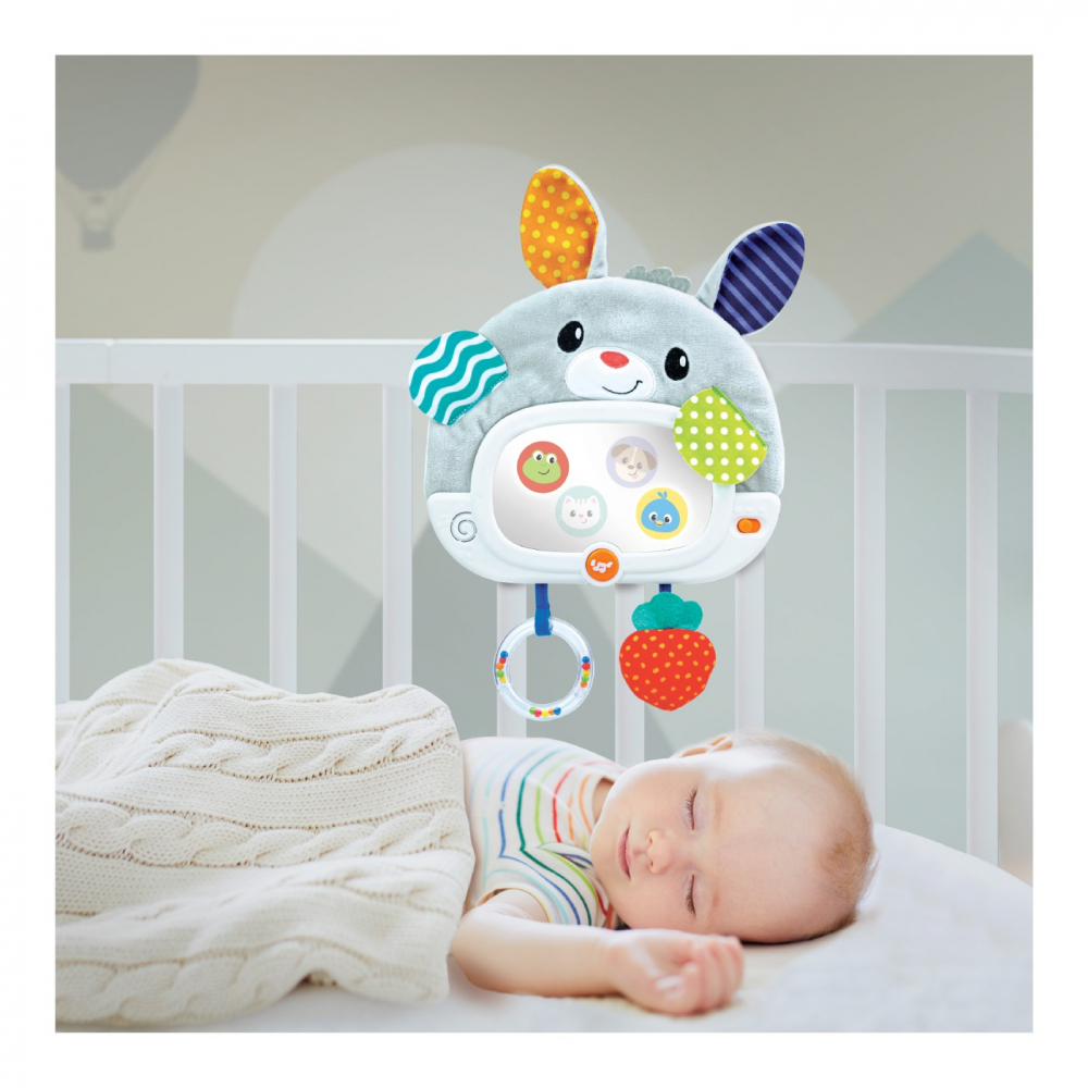 Iepuras cu activitati pentru patut sau carucior Winfun - 1