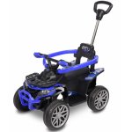 ATV Ride On fara pedale Toyz Movix Blue cu maner parental,bara de protectie detasabila,efecte sonore si luminoase,recomandat de la 24 luni