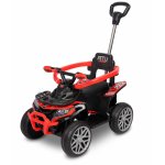 ATV Ride On fara pedale Toyz Movix Red cu maner parental,bara de protectie detasabila,efecte sonore si luminoase,recomandat de la 24 luni